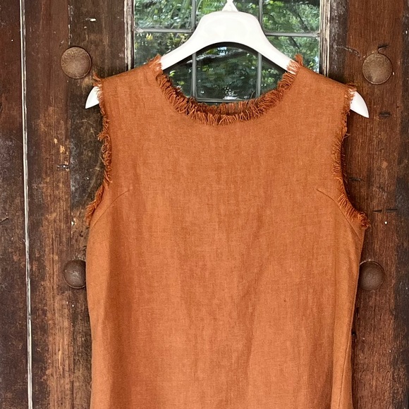 COLINE (French Brand) | Shift Dress Rust color - Picture 7 of 10